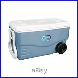 Large Camping Cooler Blue Outdoor Ice Chest Tailgate Party BBQ Picnic Outdoors