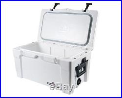 Large Drink Cooler Ice Chest 55 Quart Heavy Duty Latches Locking Fishing Party