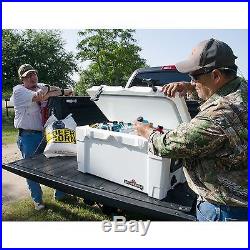 Large Ice Chest Cooler 55 Quart Heavy Duty Latches Locking Camping Fishing Drink