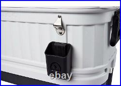 Large Igloo 125 Qt Ice Chest Party Bar Cooler 212 Can Capacity Removable Wheels