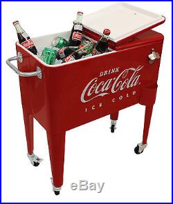 Leigh Country 65 Qt. Coca-Cola Embossed Ice Cold Cooler
