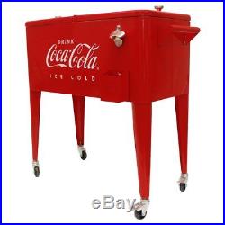 Leigh Country 80 Quart Coca-Cola Cooler, Red