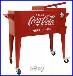 Leigh Country 80-Quart Retro Vintage Classic Coca-Cola Cooler Party BBQ Tailgate