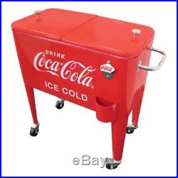 Leigh Country Coca Cola 60 qt. Retro Cooler, Red