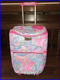 Lilly Pulitzer CARNIVALE CORAL ROLLING COOLER Drinks Snacks Beach Pool GWP NWT