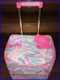 Lilly Pulitzer Carnivale Coral GWP ROLLING COOLER Zippered Beach Pool Picnic NWT