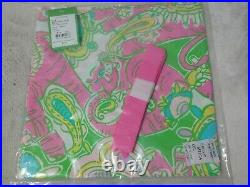 Lilly Pulitzer Chin Chin Elephant soft sided square beach cooler + Napkins, Ball