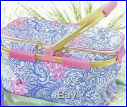 Lilly Pulitzer NWT GWP Collapsible Cooler Picnic Basket Raising Shell Insulated