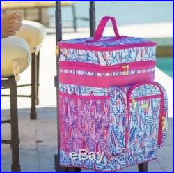 Lilly Pulitzer NWT rolling cooler Red Right Return New In Packaging GWP