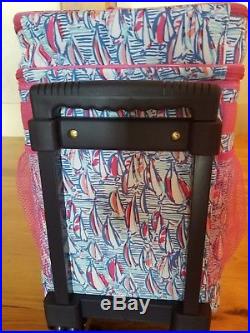 Lilly Pulitzer NWT rolling insulated cooler Red, Right, Return