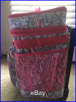 Lilly Pulitzer RED RIGHT RETURN Rolling Cooler