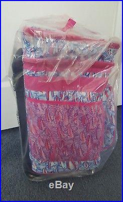 Lilly Pulitzer Red Right Return Rolling Insulated Cooler NWT