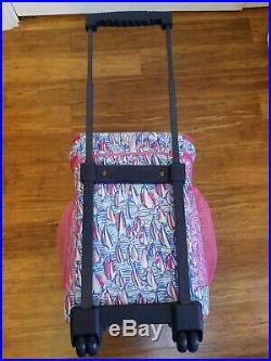 Lilly Pulitzer Rolling Cooler Red Right Return