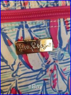 Lilly Pulitzer Rolling Cooler Red Right Return