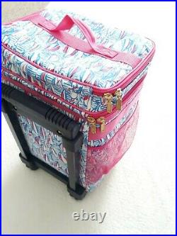 Lilly Pulitzer Rolling Cooler Red Right Return Insulated