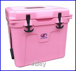 Lit Coolers TS300PWT Pink Firefly 22 Quart Cooler with White Lights