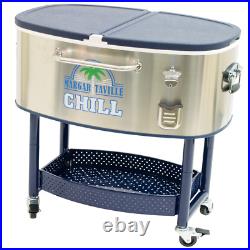 Margaritaville Rolling Party Stainless Steel 77 Qt
