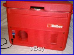 Marlboro Coleman Cigarette Plug In Portable Electric cooler/heater + Extras NM