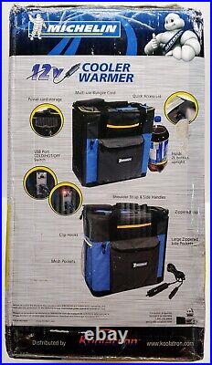 Michelin Hybrid 12V Thermoelectric Cooler Warmer 15 Quarts, 14 L, AC/DC with USB