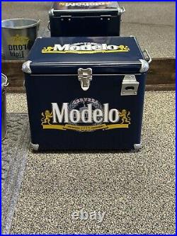 Modelo ice chest & Corona ice bucket