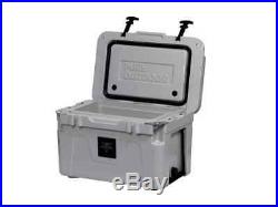 Monoprice Emperor 25 Liter Cooler Securely Sealed Gray Pure Outdoor