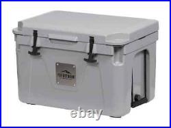 Monoprice Emperor 50 Liter Cooler Securely Sealed Gray Pure Outdoor