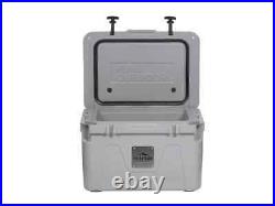 Monoprice Emperor 50 Liter Cooler Securely Sealed Gray Pure Outdoor