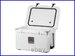 Monoprice Emperor 50 Liter Cooler Securely Sealed White Pure Outdoor