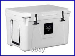 Monoprice Emperor 80 Liter Cooler Securely Sealed White Pure Outdoor