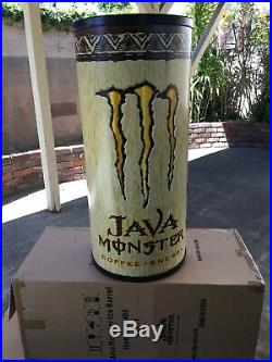 Monster Java Energy Ice Barrel Cooler Brand New