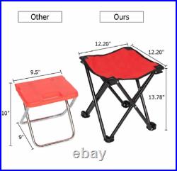 Multi Function Portable Rolling Cooler for Picnic Camping w Table& 2 Chairs Blue