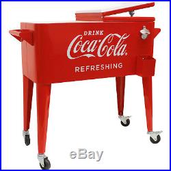 NEW 80-Quart Retro Coca-Cola Cooler Refreshing Free shipping