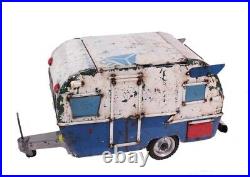 NEW! BARNYARD Handmade Recycled Metel Retro Caravan Camper Cooler! Pick Up 18301