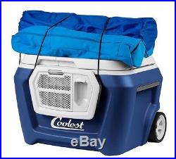 NEW COOLEST COOLER Blue Moon BUILT IN BLENDER USB Charger BLUETOOTH TAILGATE