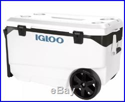 NEW Igloo Flip and Tow 90qt White Cooler 144 Can Capacity