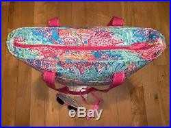 NEW Lilly Pulitzer Lets Cha Cha Portable Cooler Insulated Drink Bag Party