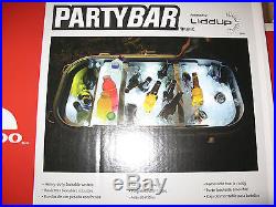 NEW PartyBar Igloo 49271 LiddUp LED Cooler Party Bar 125 QT