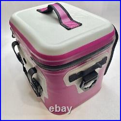 NEW RARE Coolest 18-Can Cooler VIBE Soft Sided Cooler Fuchsia Pink Waterproof
