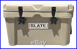 NEW TAN 45L RotoMolded Coolers Yeti, RTIC Style Cooler Slate Gear Cooler