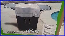 NEW in box Stainless Steel Patio Party Cart Ice Chest