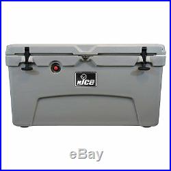 NICE 75 Quart Lockable Bear Resistant Insulated Portable Cooler with Handles, Gray