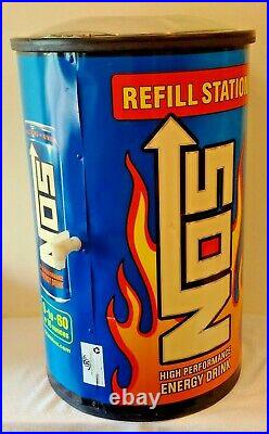 NOS Energy Drink Refuel Refill Station Cooler Jug Advertising Spout NASCAR Can
