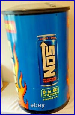 NOS Energy Drink Refuel Refill Station Cooler Jug Advertising Spout NASCAR Can