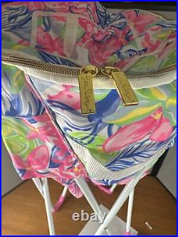 NWT Lilly Pulitzer Cooler Stand Havana Cocktail Drinks with Carrying Case