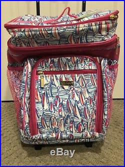 NWT Lilly Pulitzer Red Right Return Rolling Insulated Cooler