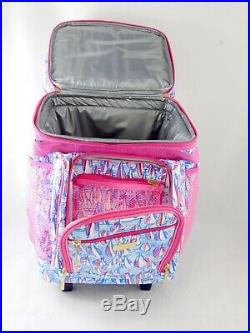 NWT Lilly Pulitzer Resort White Rolling Drink Cooler Red Right Return Beach Pink