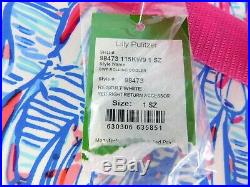 NWT Lilly Pulitzer Resort White Rolling Drink Cooler Red Right Return Beach Pink