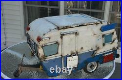 NWT! Retro Style Caravan Camper Insulated Metal Cooler! Handmade & Recycled