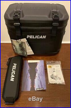 New! $249 Pelican Elite 12 Can Soft Side Cooler. Black SC12. Tizip Waterproof