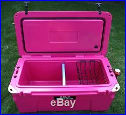 New COLD BASTARD PRO SERIES ICE CHEST BOX COOLER YETI QUALITY Free s&h 75L PINK